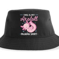 This Is My Axolotl Pajama Axolotl Pajamas Sustainable Bucket Hat