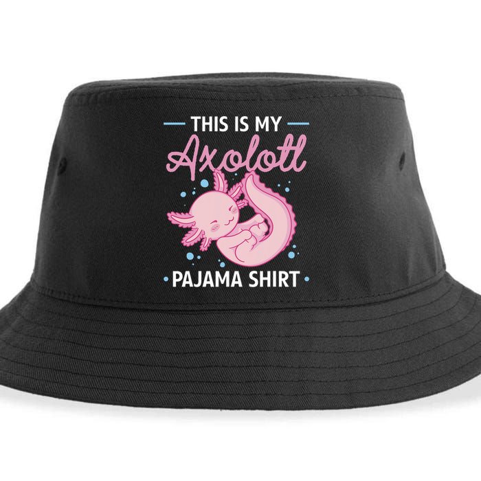 This Is My Axolotl Pajama Axolotl Pajamas Sustainable Bucket Hat