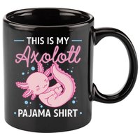 This Is My Axolotl Pajama Axolotl Pajamas 11oz C Handle Ceramic Mug