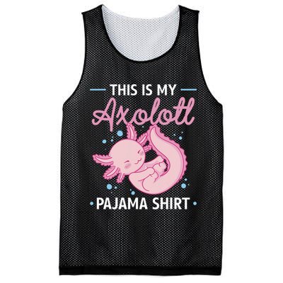 This Is My Axolotl Pajama Axolotl Pajamas Mesh Reversible Basketball Jersey Tank