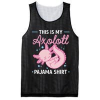 This Is My Axolotl Pajama Axolotl Pajamas Mesh Reversible Basketball Jersey Tank