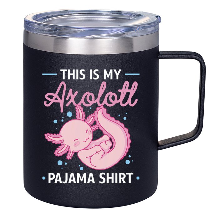 This Is My Axolotl Pajama Axolotl Pajamas 12oz Stainless Steel Coffee Mug