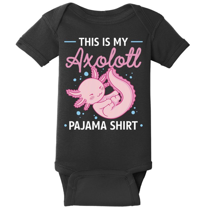 This Is My Axolotl Pajama Axolotl Pajamas Baby Bodysuit