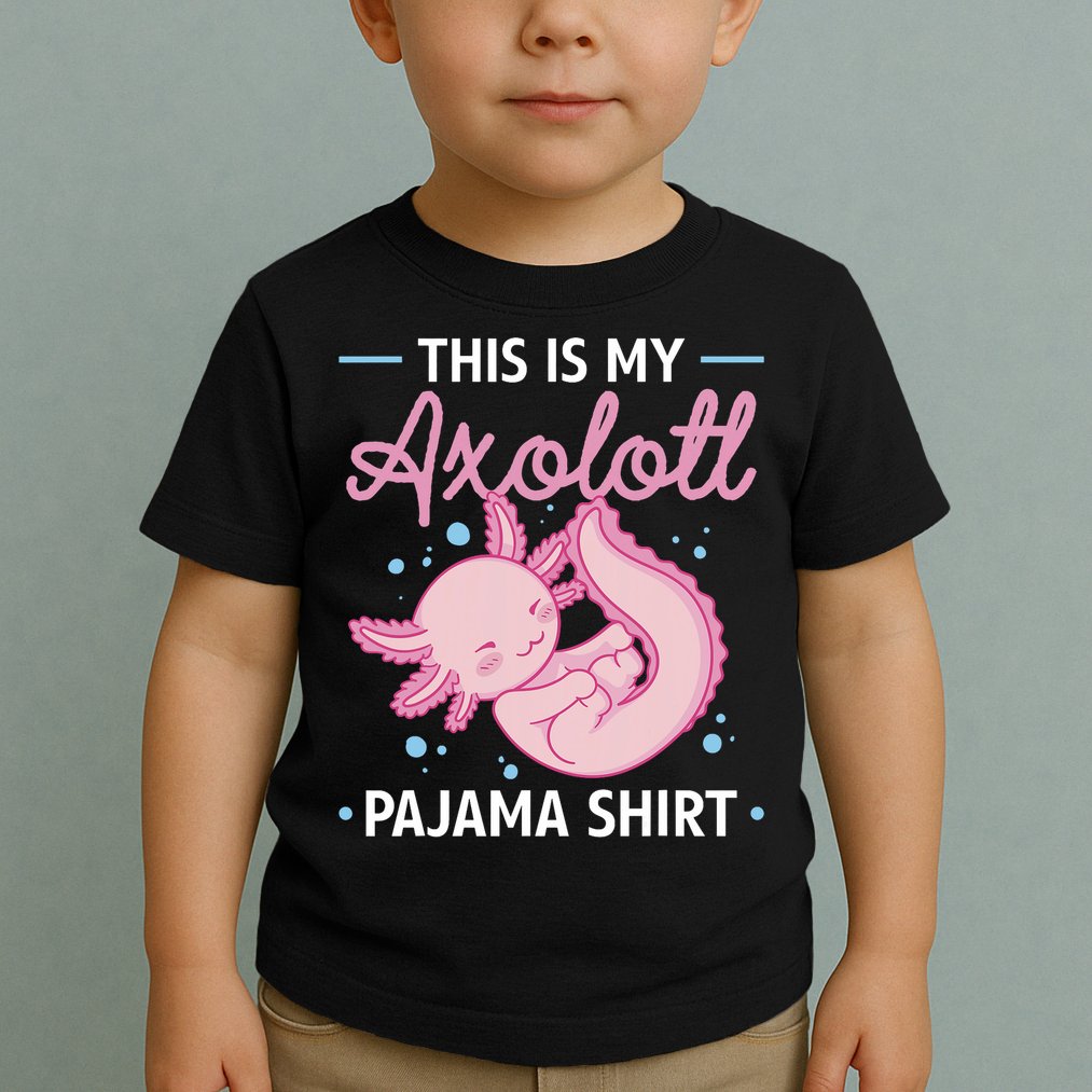 This Is My Axolotl Pajama Axolotl Pajamas Toddler T-Shirt