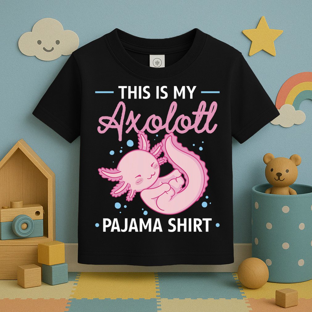This Is My Axolotl Pajama Axolotl Pajamas Toddler T-Shirt
