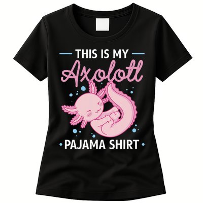 This Is My Axolotl Pajama Axolotl Pajamas Womens T-Shirt