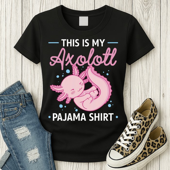 This Is My Axolotl Pajama Axolotl Pajamas Womens T-Shirt