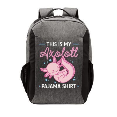 This Is My Axolotl Pajama Axolotl Pajamas Vector Backpack