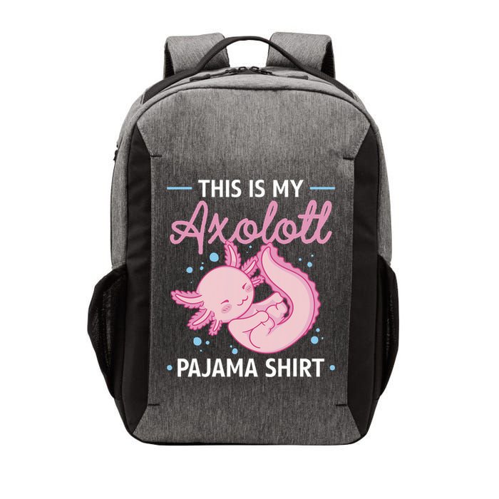 This Is My Axolotl Pajama Axolotl Pajamas Vector Backpack