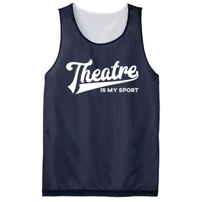 Theatre Is My Sport Funny Gift Musical Broadway Theater Gift Mesh Reversible Basketball Jersey Tank