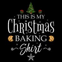 This Is My Christmas Baking Funny Baker Gift 7-Panel Snapback Hat