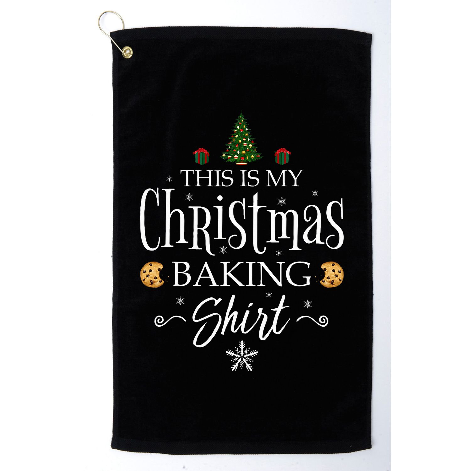 This Is My Christmas Baking Funny Baker Gift Golf Towel