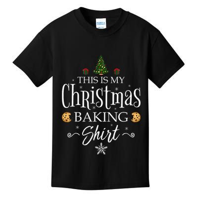 This Is My Christmas Baking Funny Baker Gift Kids T-Shirt