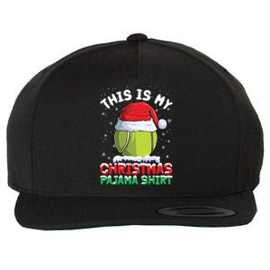 This Is My Christmas Pajama Gift Tennis Ball Santa Hat Xmas Cool Gift Wool Snapback Cap