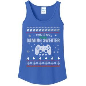 This Is My Ugly Gaming Funny Christmas Video Gamer Cute Gift Ladies Essential Tank