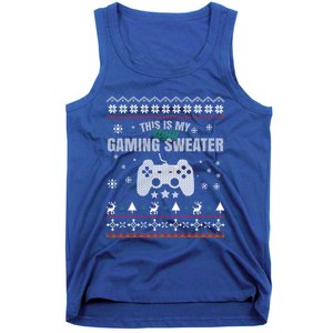 This Is My Ugly Gaming Funny Christmas Video Gamer Cute Gift Tank Top