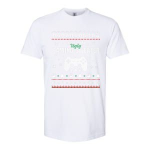 This Is My Ugly Gaming Funny Christmas Video Gamer Cute Gift Softstyle CVC T-Shirt