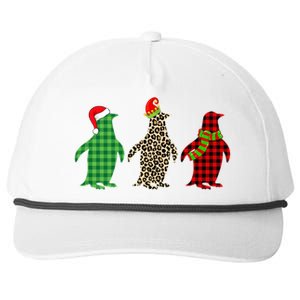 This Is My Christmas Pajama Penguin Xmas Tree Animals Great Gift Snapback Five-Panel Rope Hat