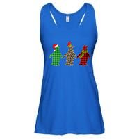 This Is My Christmas Pajama Penguin Xmas Tree Animals Great Gift Ladies Essential Flowy Tank