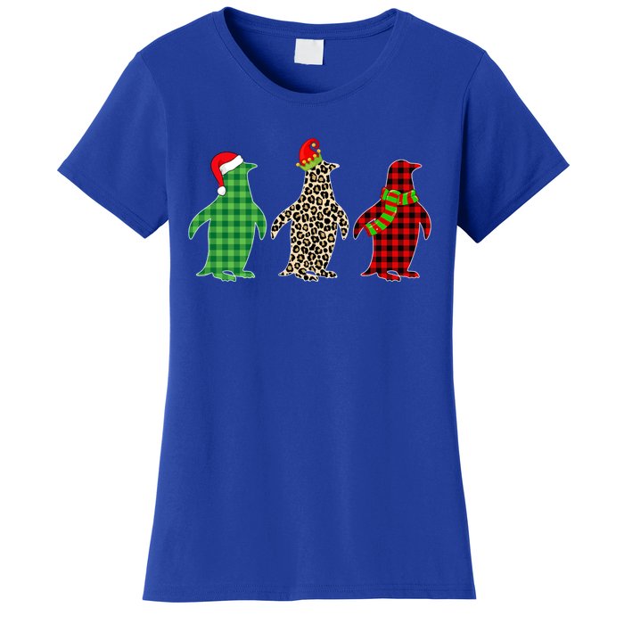 This Is My Christmas Pajama Penguin Xmas Tree Animals Great Gift Women's T-Shirt