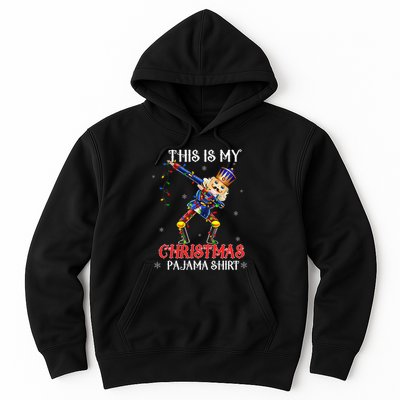 This Is My Christmas Pajama Dabbing Nutcracker Hoodie