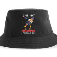 This Is My Christmas Pajama Dabbing Nutcracker Sustainable Bucket Hat