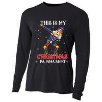 This Is My Christmas Pajama Dabbing Nutcracker Cooling Performance Long Sleeve Crew