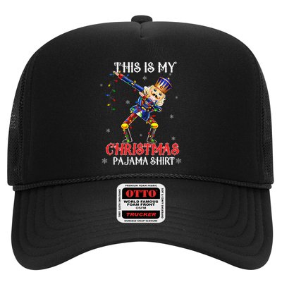 This Is My Christmas Pajama Dabbing Nutcracker Trucker Hat