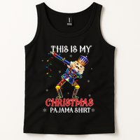 This Is My Christmas Pajama Dabbing Nutcracker Tank Top