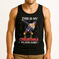 This Is My Christmas Pajama Dabbing Nutcracker Tank Top
