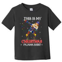 This Is My Christmas Pajama Dabbing Nutcracker Toddler T-Shirt