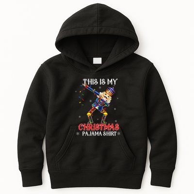 This Is My Christmas Pajama Dabbing Nutcracker Kids Hoodie