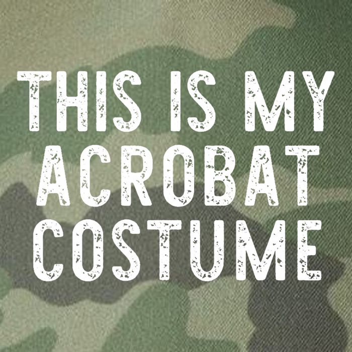 This Is My Acrobat Costume Halloween Lazy Easy Legacy Tie Dye Trucker Hat