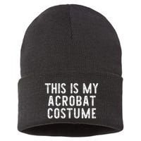 This Is My Acrobat Costume Halloween Lazy Easy Sustainable Knit Beanie