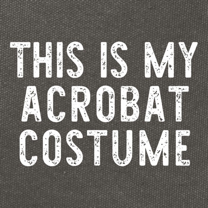 This Is My Acrobat Costume Halloween Lazy Easy Cotton Canvas Backpack