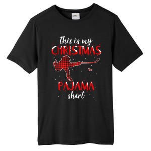 This Is My Christmas Pajama Funny Ice Hockey Cute Gift Tall Fusion ChromaSoft Performance T-Shirt