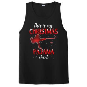 This Is My Christmas Pajama Funny Ice Hockey Cute Gift PosiCharge Competitor Tank