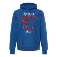 This Is My Christmas Pajama Funny Ice Hockey Cute Gift Premium Hoodie