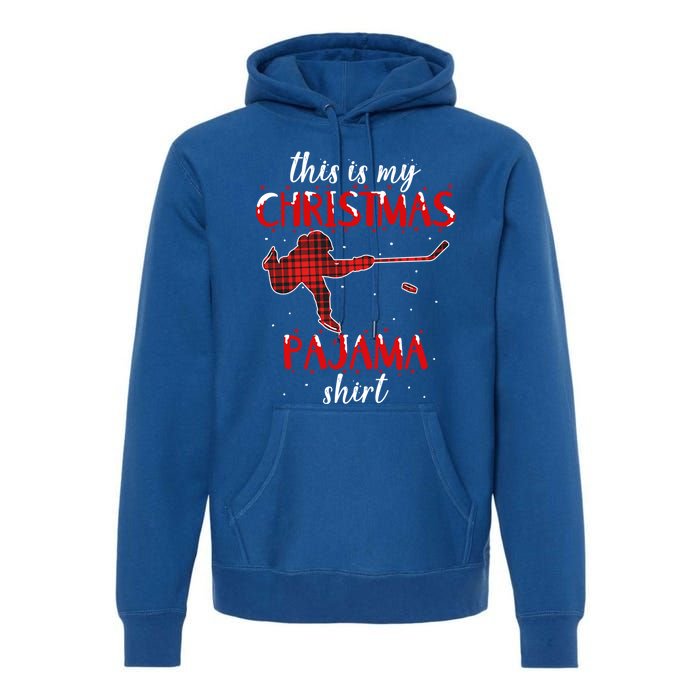 This Is My Christmas Pajama Funny Ice Hockey Cute Gift Premium Hoodie