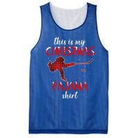 This Is My Christmas Pajama Funny Ice Hockey Cute Gift Mesh Reversible Basketball Jersey Tank