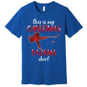 This Is My Christmas Pajama Funny Ice Hockey Cute Gift Premium T-Shirt