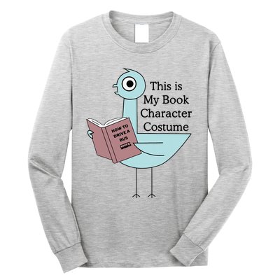 This Is My Book Character Costume Pigeon Reading Long Sleeve Shirt