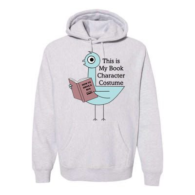 This Is My Book Character Costume Pigeon Reading Premium Hoodie