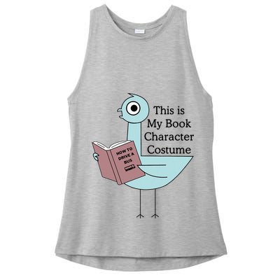 This Is My Book Character Costume Pigeon Reading Ladies PosiCharge Tri-Blend Wicking Tank