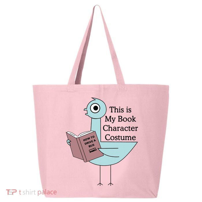 This Is My Book Character Costume Pigeon Reading 25L Jumbo Tote