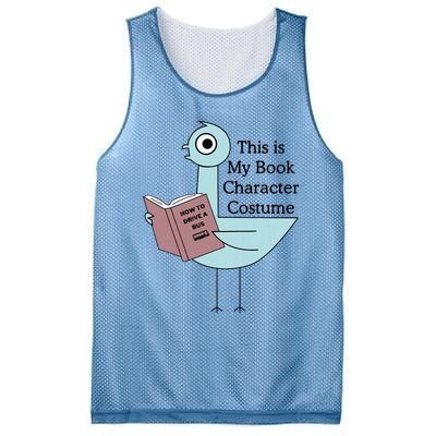 This Is My Book Character Costume Pigeon Reading Mesh Reversible Basketball Jersey Tank