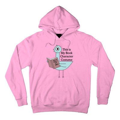 This Is My Book Character Costume Pigeon Reading Hoodie