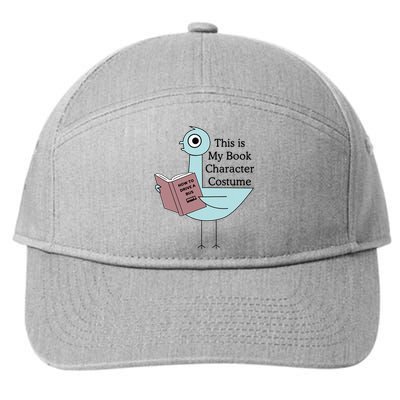 This Is My Book Character Costume Pigeon Reading 7-Panel Snapback Hat