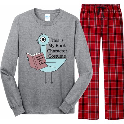 This Is My Book Character Costume Pigeon Reading Long Sleeve Pajama Set