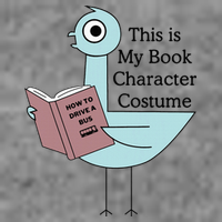 This Is My Book Character Costume Pigeon Reading Sustainable Beanie